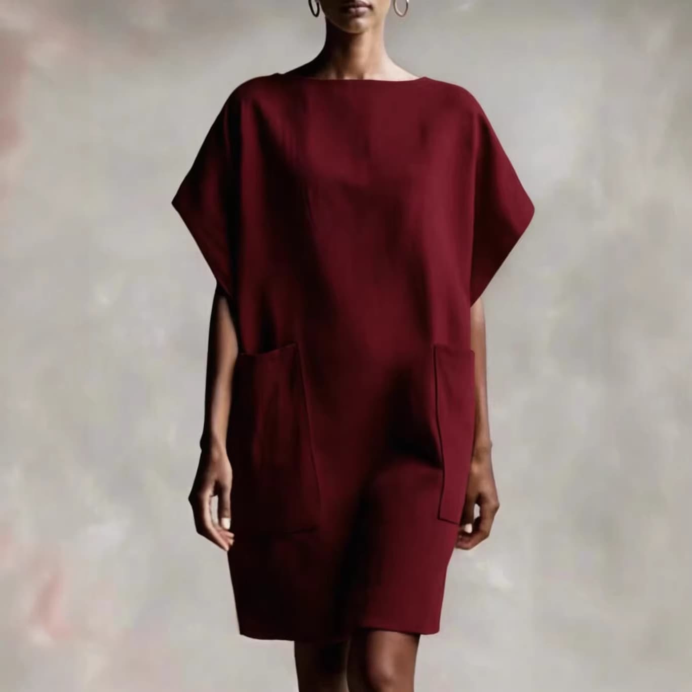New Womens Loose-fitting Fashionable Casual Dress 8