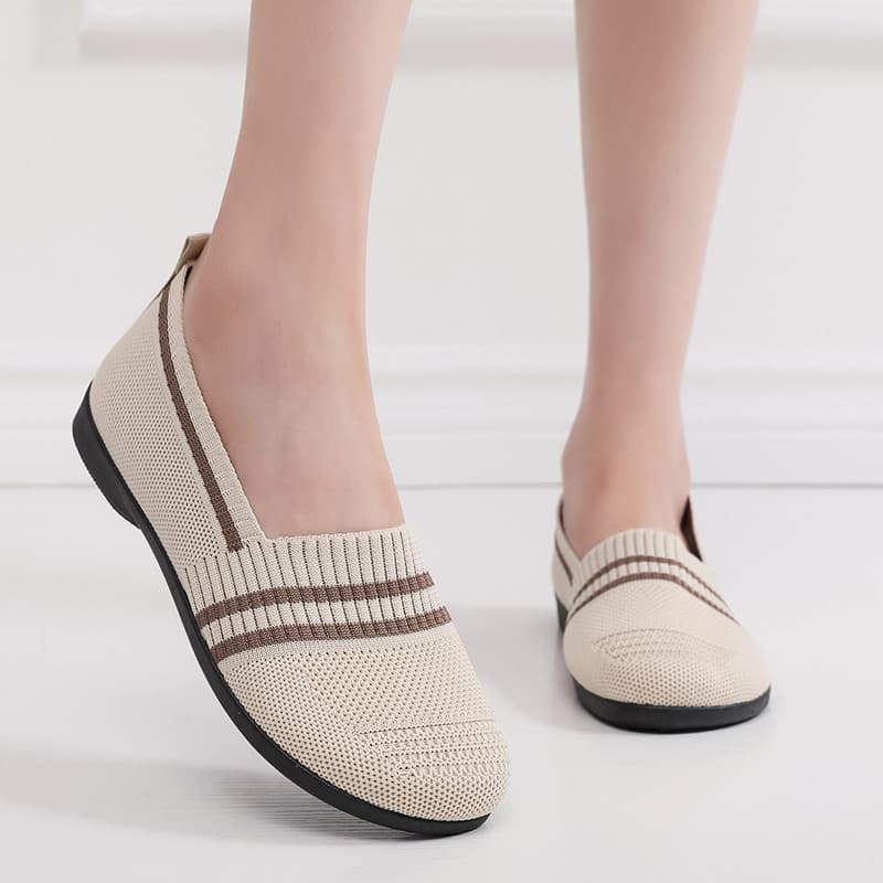 Breathable Flat Driving Shoes Fashionable Soft-soled Womens Flats 7