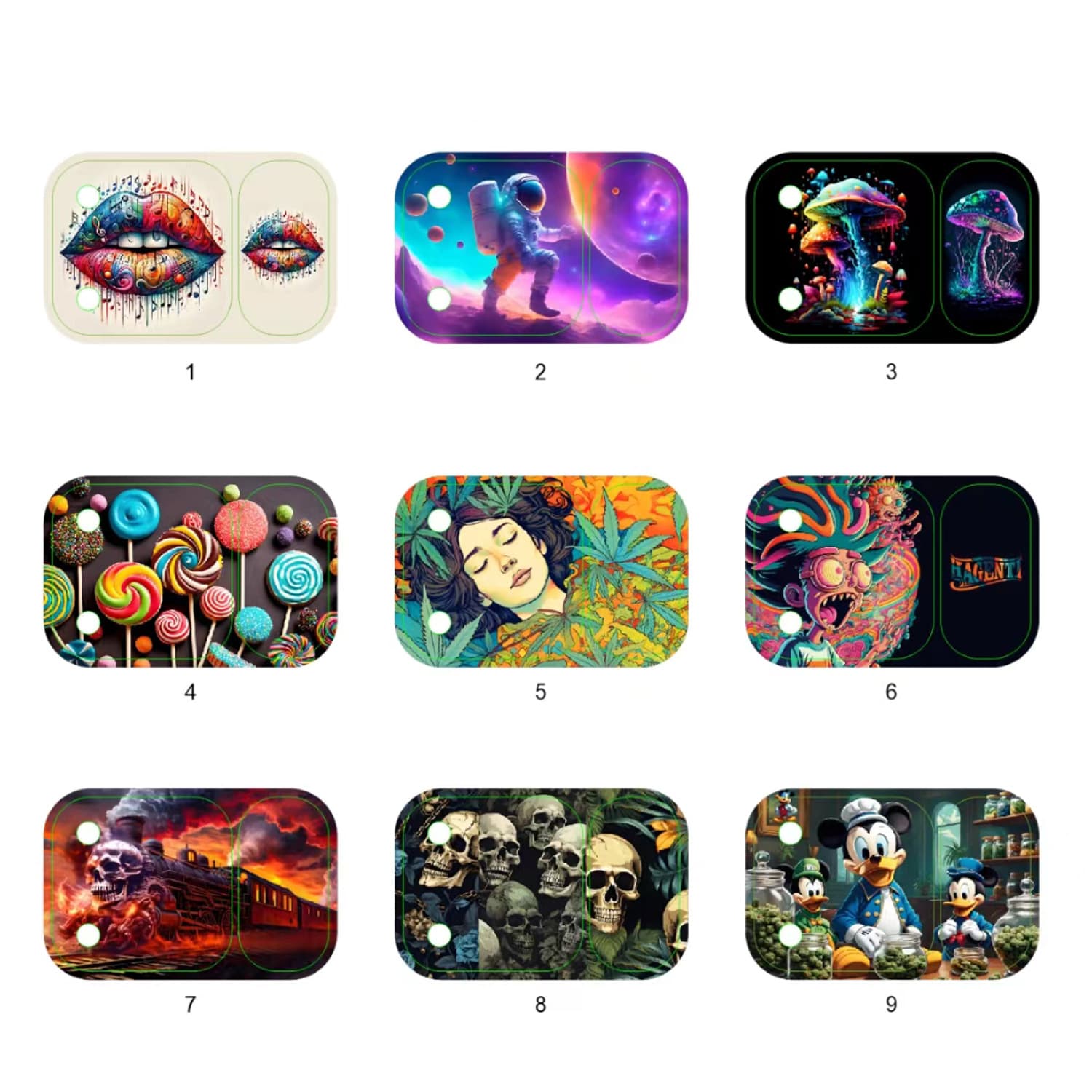 Fashionable And Personalized Magnetic-Lid Cigarette Tray 14