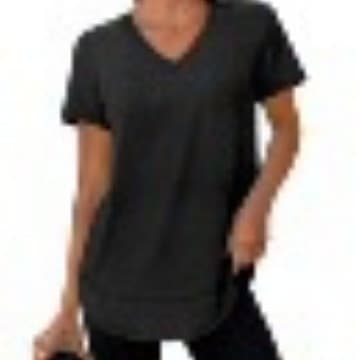V-neck Sports Quick-dry Solid-color Short-sleeve T-shirt 6