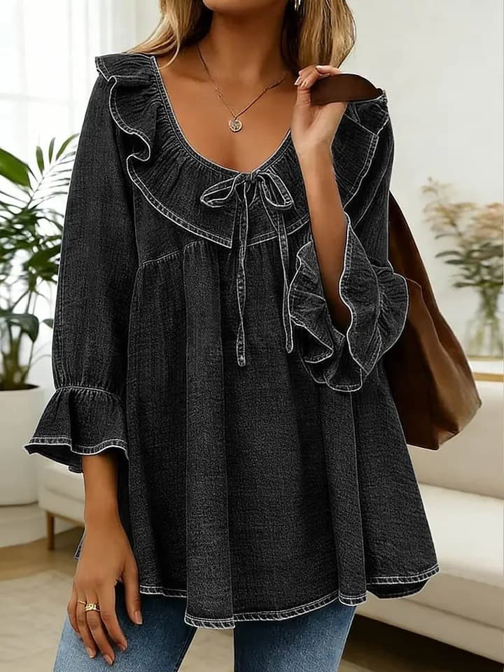 Womens Casual Loose-Fit T-Shirt 4