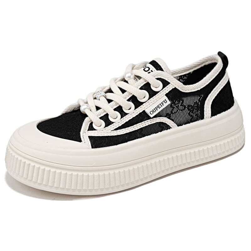 Platform Height-increasing Lace-up Casual Shoes For Students New Style Sneakers 3