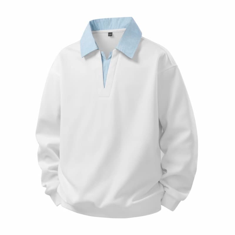 New Faux Two-piece Hoodie Cool And Casual Top 3