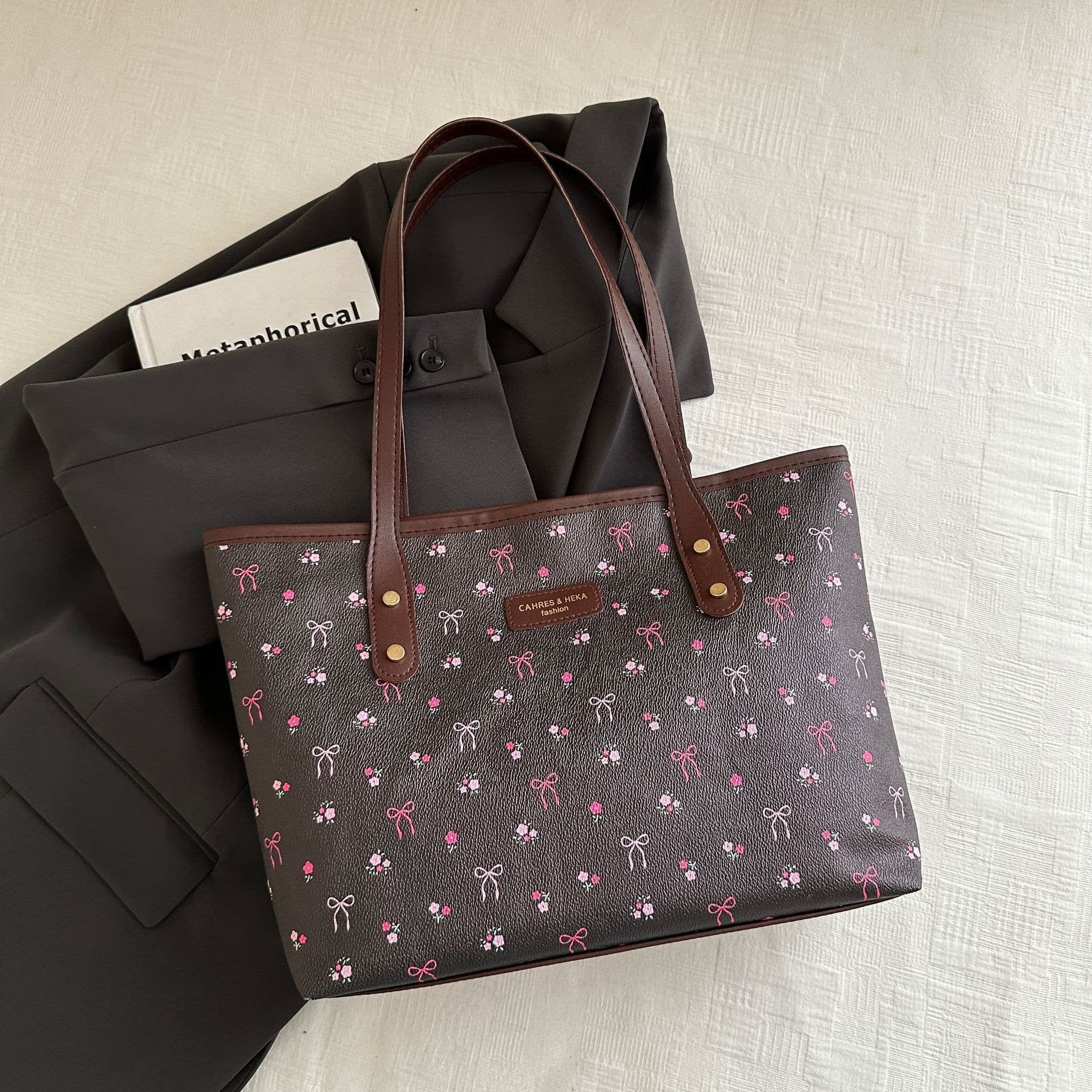 Womens Trendy Versatile And Minimalist Tote Bag 7