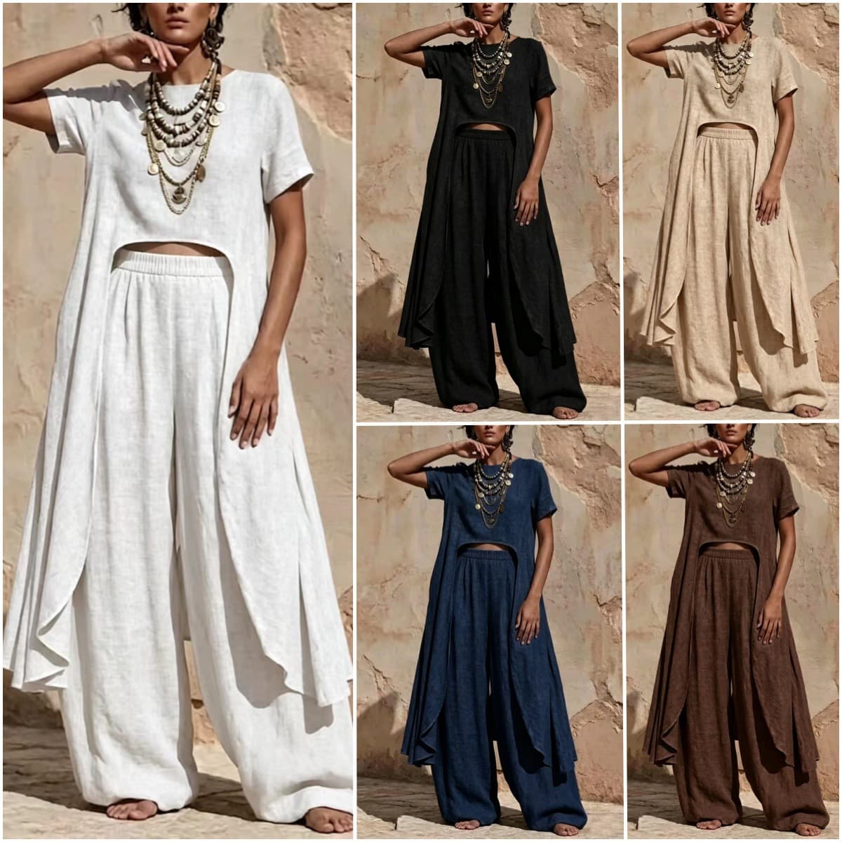 Womens Irregular Casual Set 7