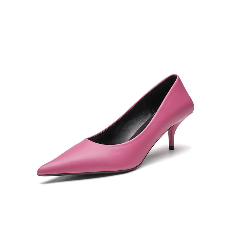 Stiletto-heeled Pointed-toe Low-cut Professional Commute Pumps 14