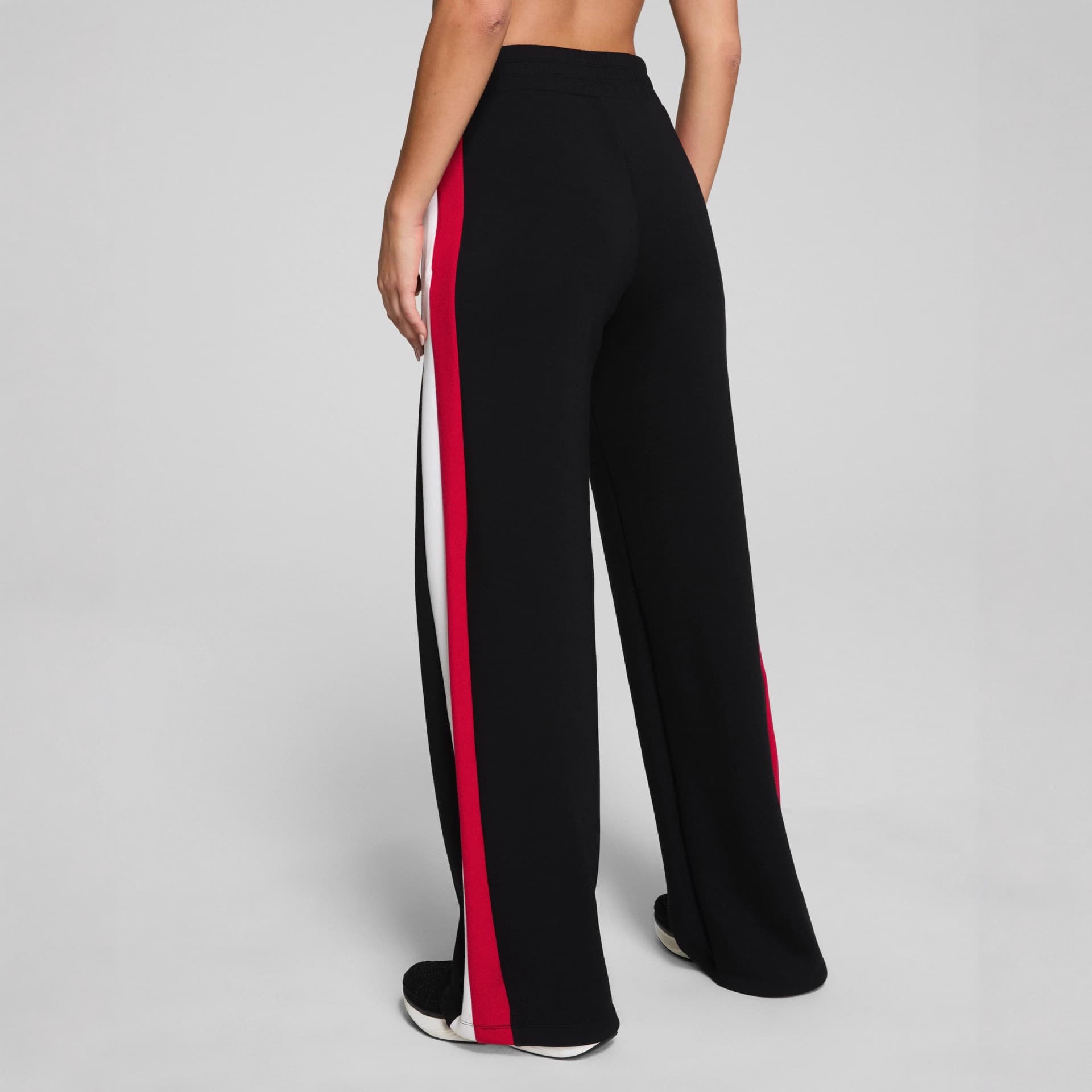 Color-block Side Casual Sports Trousers Fashionable And Versatile Womens Straight-leg Pants 4