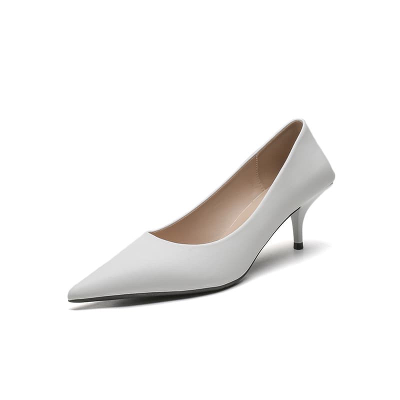 Stiletto-heeled Pointed-toe Low-cut Professional Commute Pumps 3