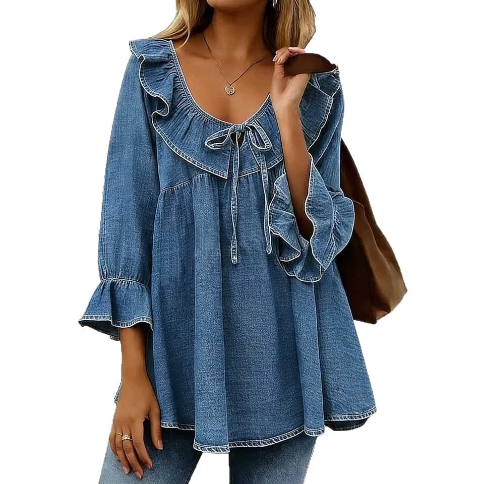Womens Casual Loose-Fit T-Shirt 7