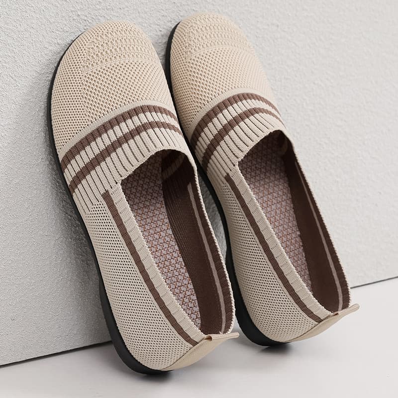 Breathable Flat Driving Shoes Fashionable Soft-soled Womens Flats 5