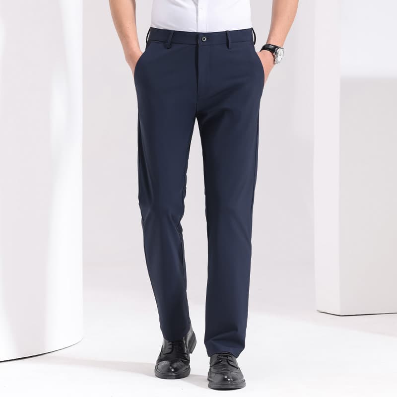 Summer Ice-silk Cooling Casual Pants Thin Long Trousers 6