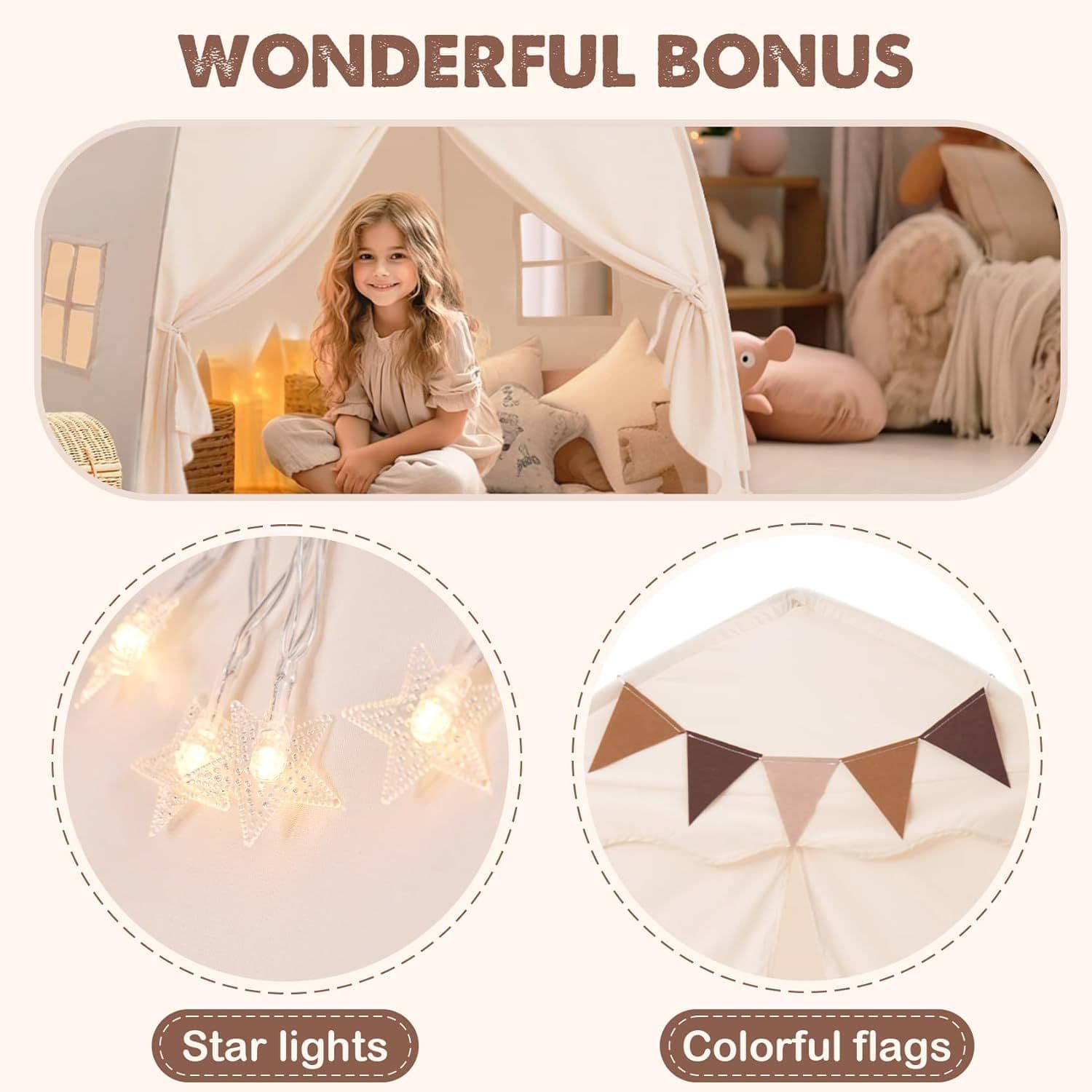 Indoor Play Tent For Children Boys And Girls Reading Nook 6