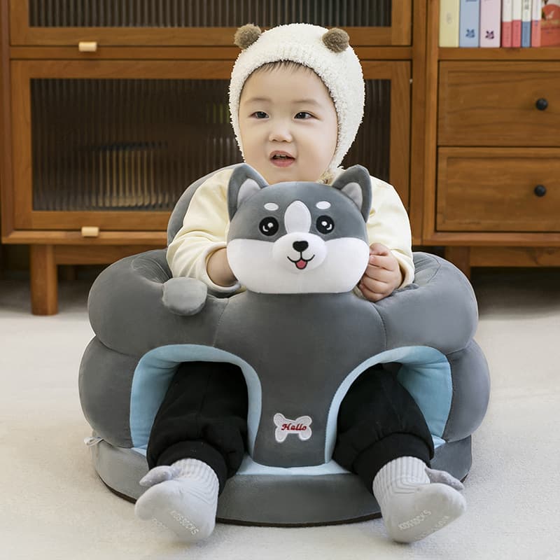 Cross-border Baby Learning-to-Sit Sofa Cartoon Plush Infant And Toddler Training Seat 2