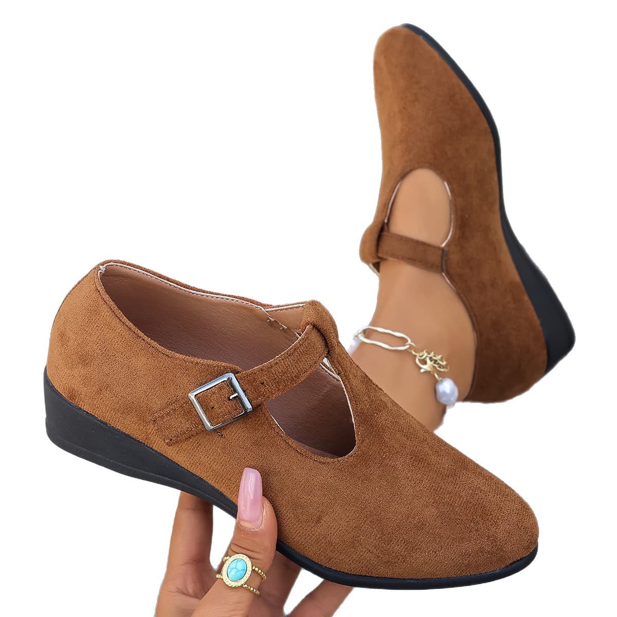 Spring New Pointed-toe Womens Shoes European And American Style 10
