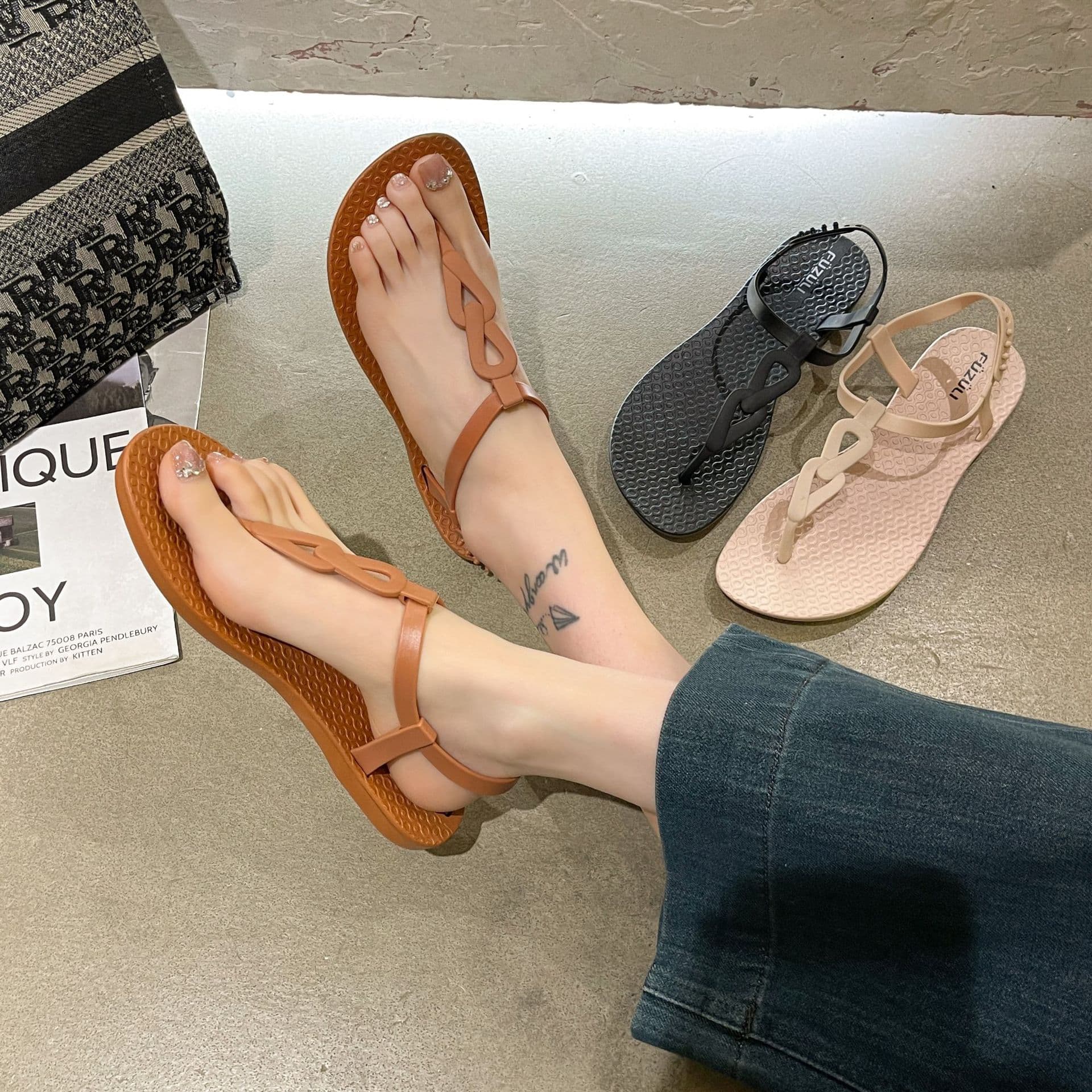 Flat Sandals For Women New Summer Style Fashionable And Fairy-like 2