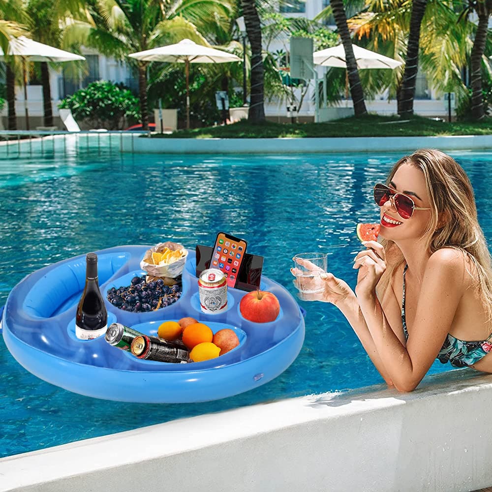Inflatable Multi-Function Drink Holder Coaster 5