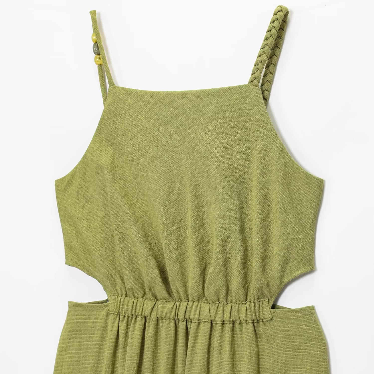 Womens Hollow-Out Design Strap Casual Dress 4