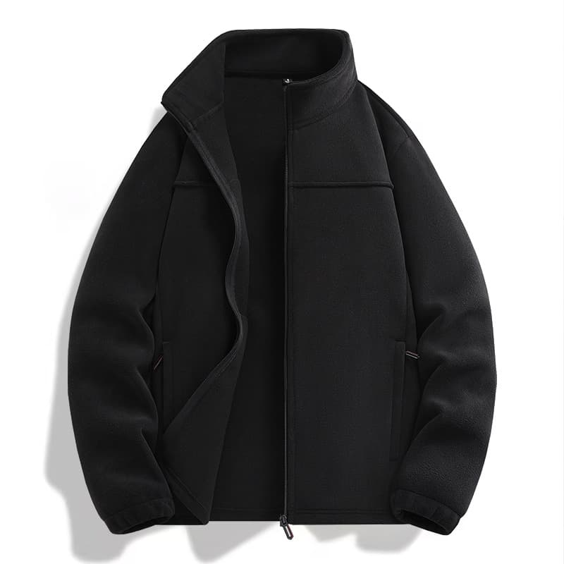 Polar Fleece Stand-collar Jacket For Men And Women 11
