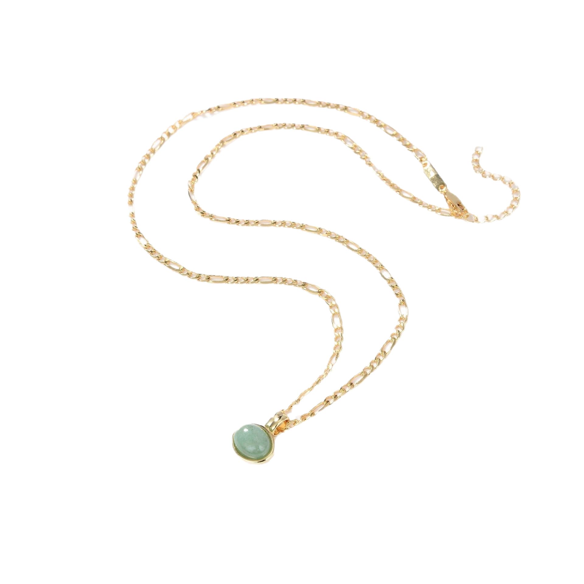 Simple And Natural Green Aventurine Necklace For Women 4