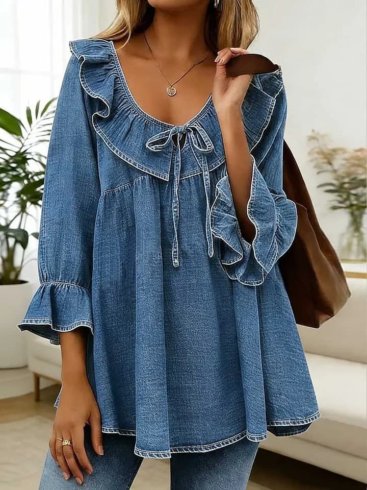Womens Casual Loose-Fit T-Shirt 6
