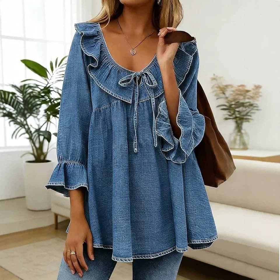 Womens Casual Loose-Fit T-Shirt 8