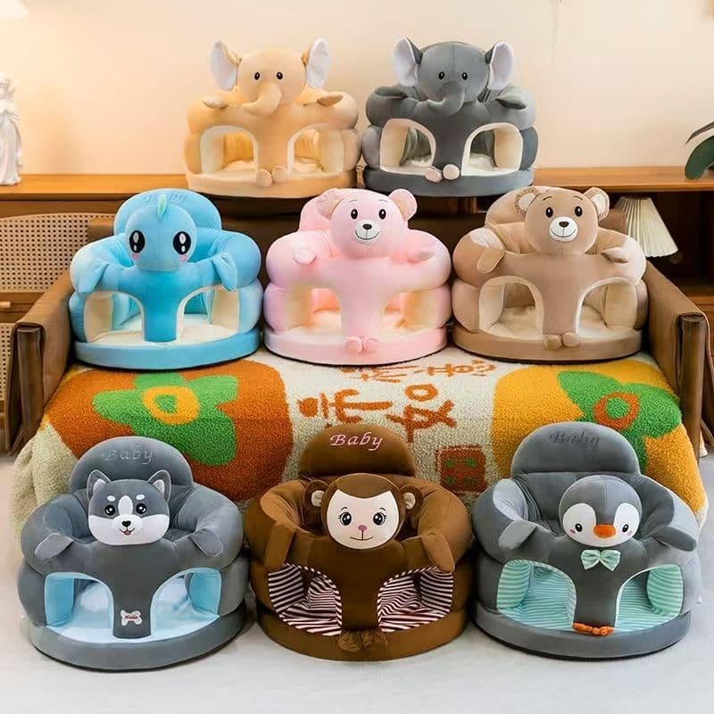 Cross-border Baby Learning-to-Sit Sofa Cartoon Plush Infant And Toddler Training Seat 9