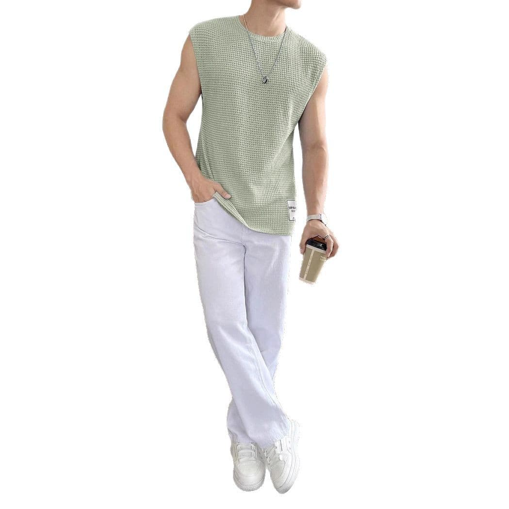 Mens Loose-Fit Fashionable Casual Sports Vest 8