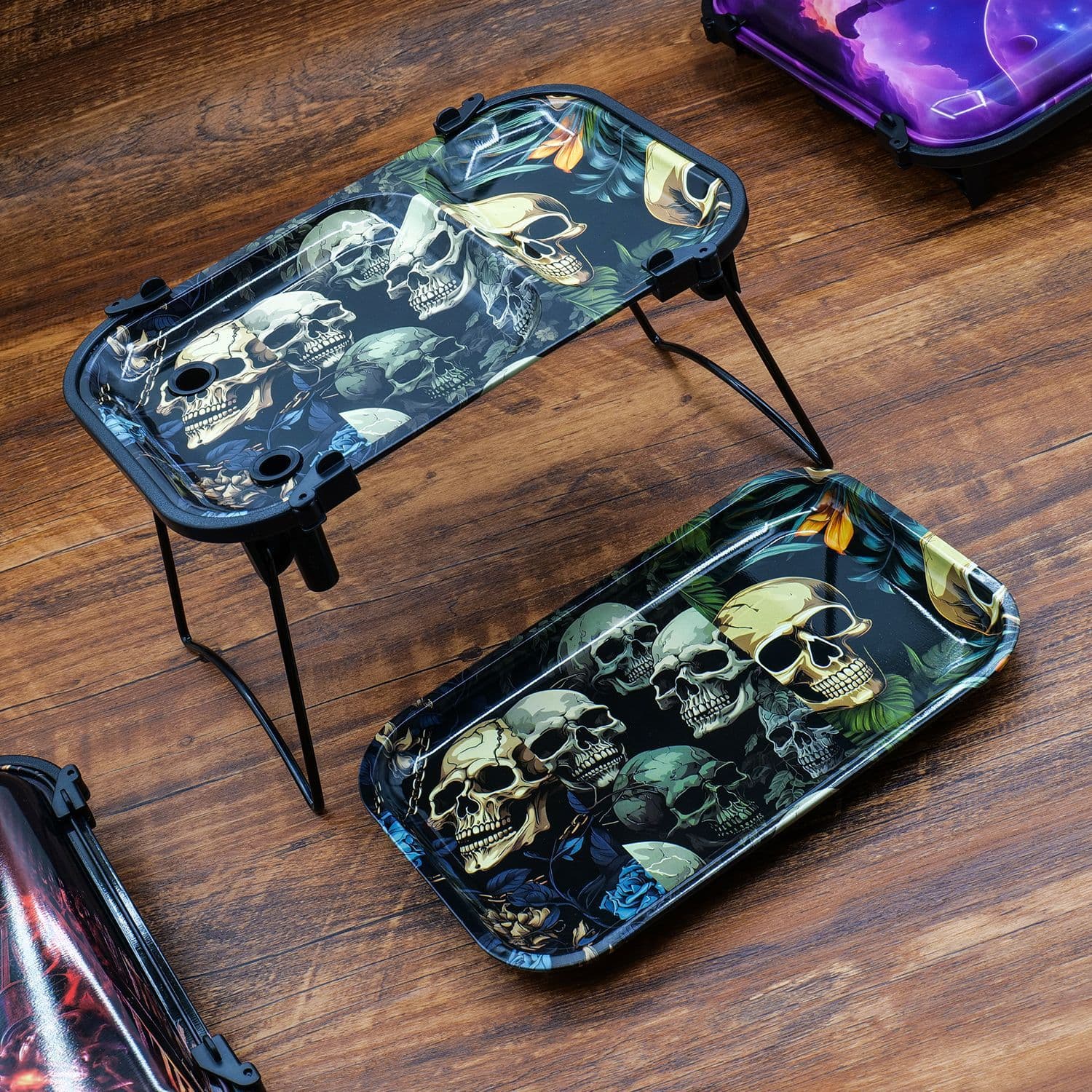 Fashionable And Personalized Magnetic-Lid Cigarette Tray 5