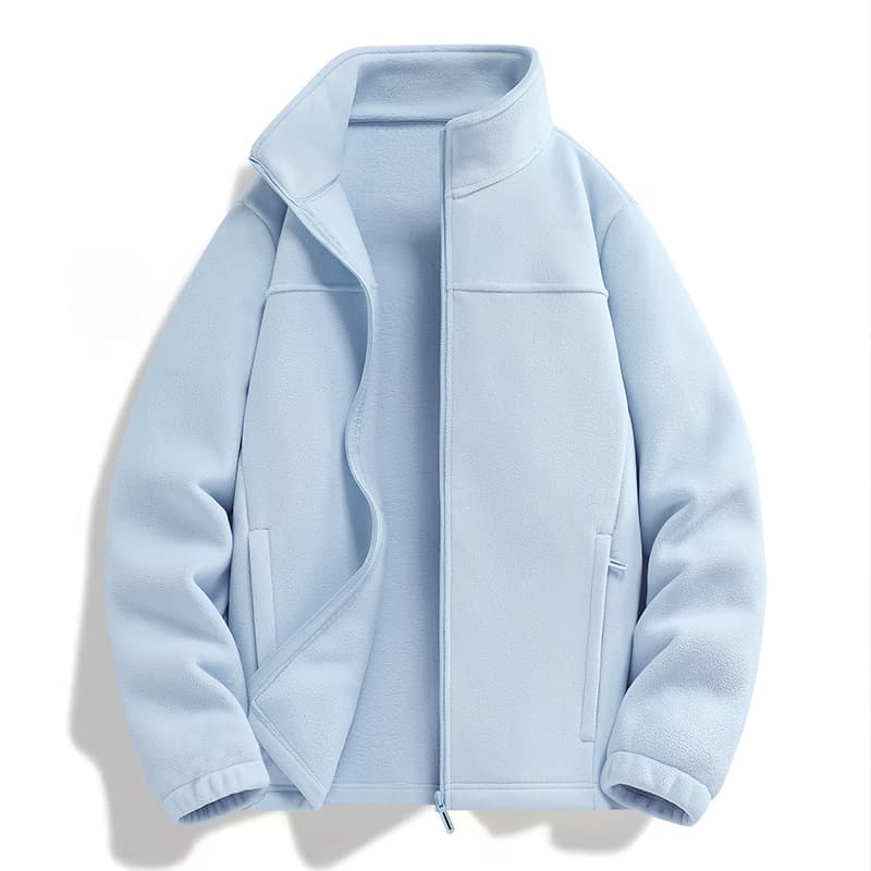 Polar Fleece Stand-collar Jacket For Men And Women 10