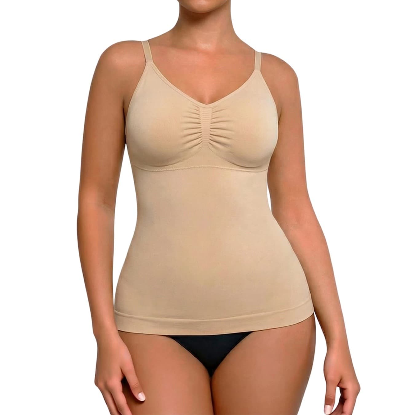 Solid-color Vest Everyday Shapewear For Women 5