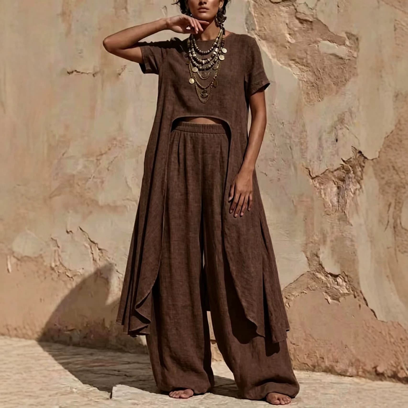 Womens Irregular Casual Set 9