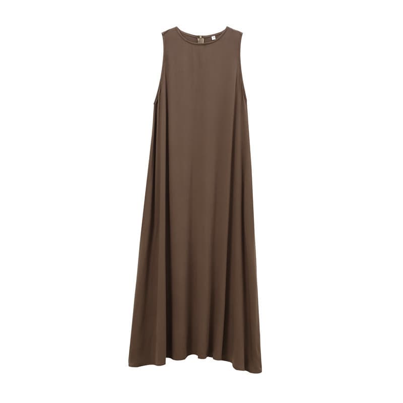 European And American Style Loose-fitting Figure-flattering, Sleeveless Casual And Chic 2
