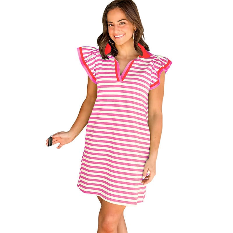 Casual Versatile Striped Mini Skirt For Women 7