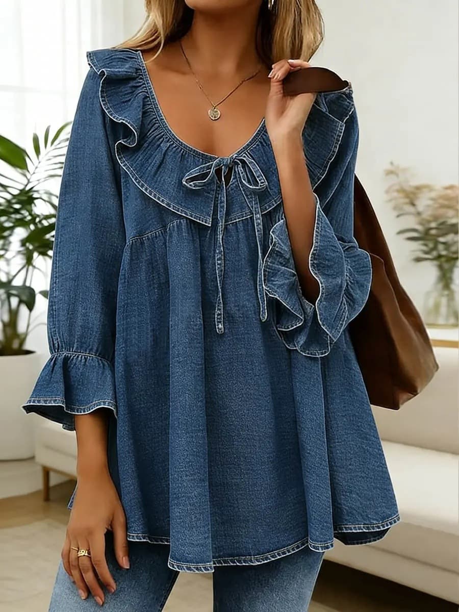 Womens Casual Loose-Fit T-Shirt 2