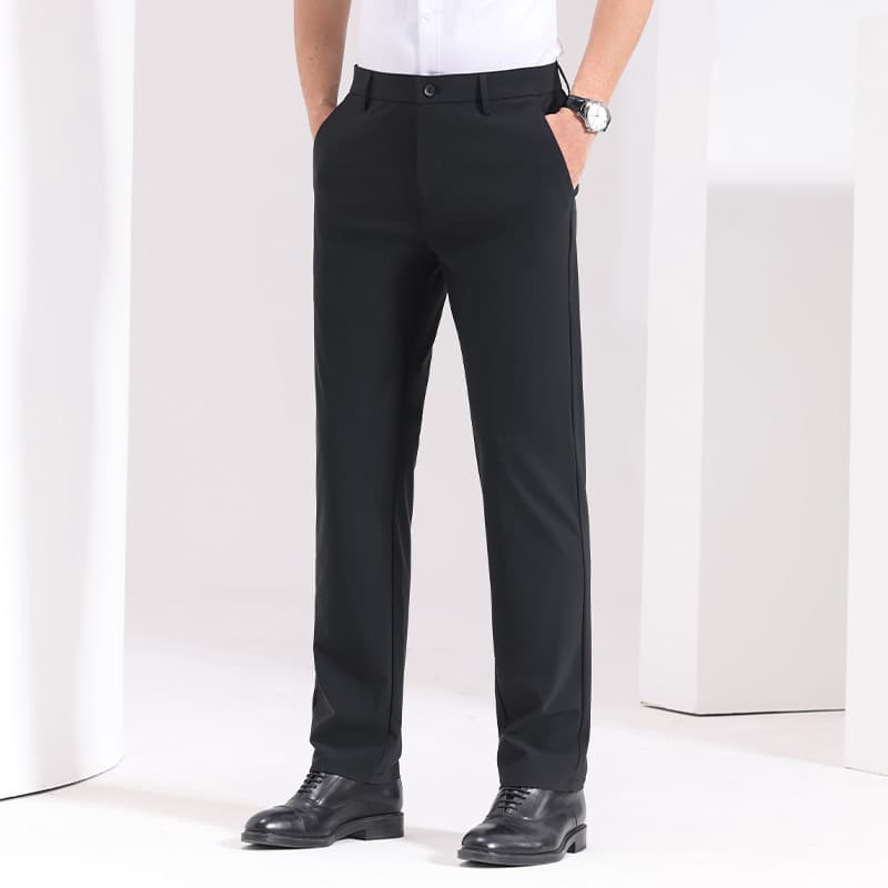 Summer Ice-silk Cooling Casual Pants Thin Long Trousers 9