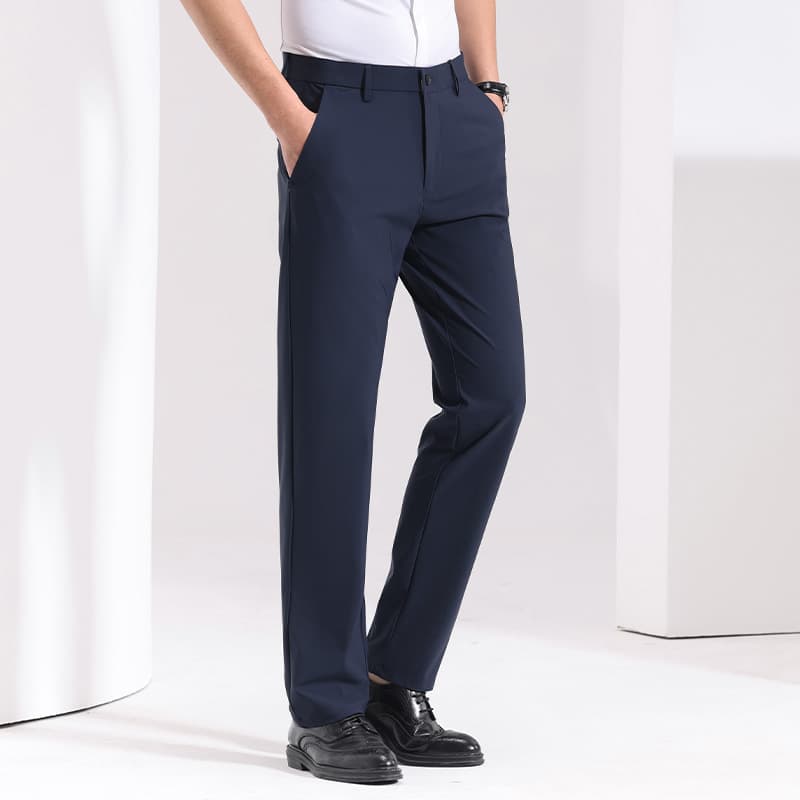 Summer Ice-silk Cooling Casual Pants Thin Long Trousers 8