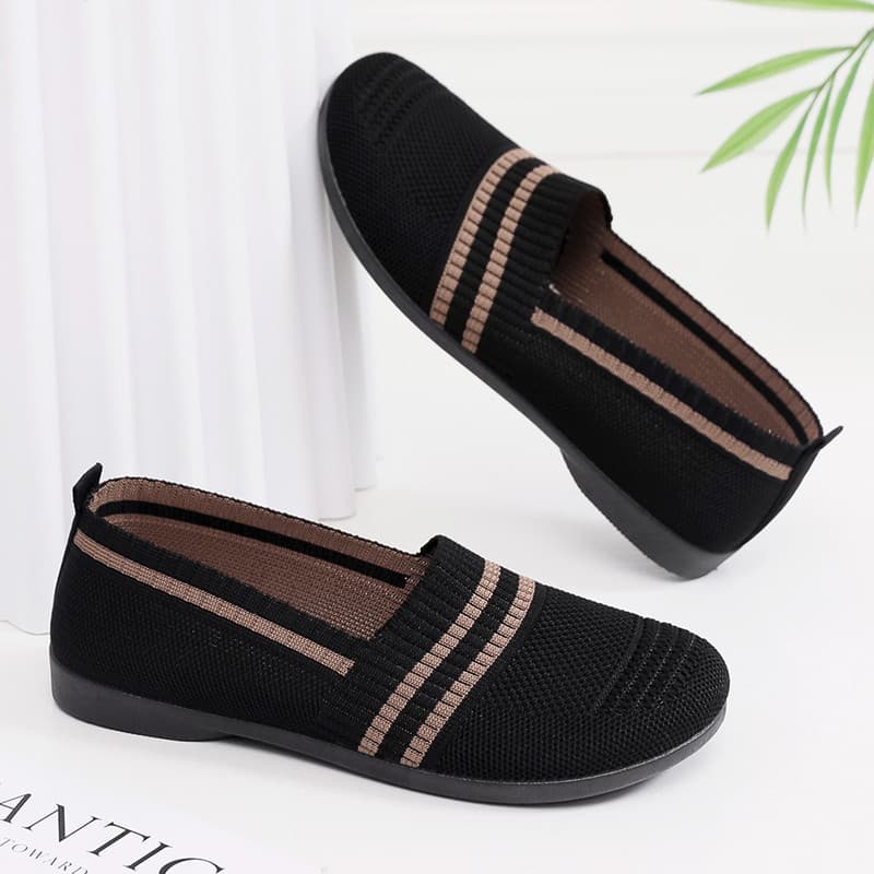 Breathable Flat Driving Shoes Fashionable Soft-soled Womens Flats 9