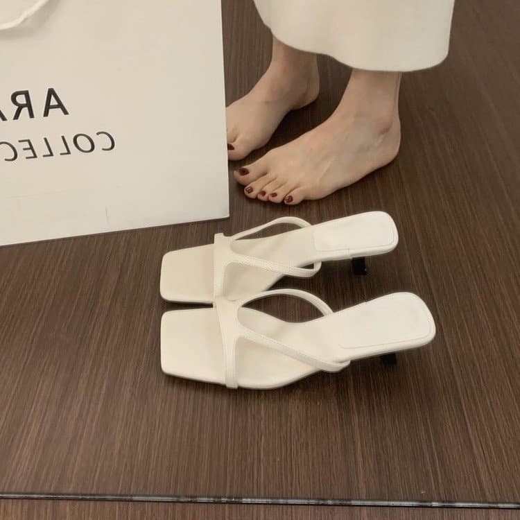 Womens French-style High-heeled Casual Sandals 9
