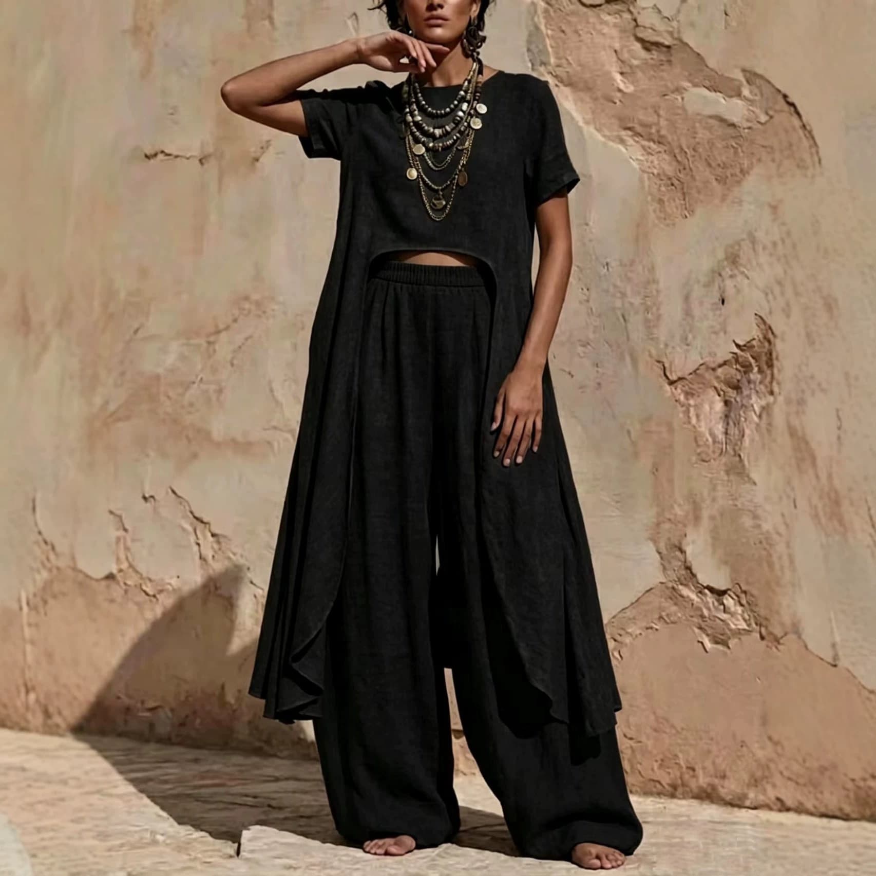 Womens Irregular Casual Set 6
