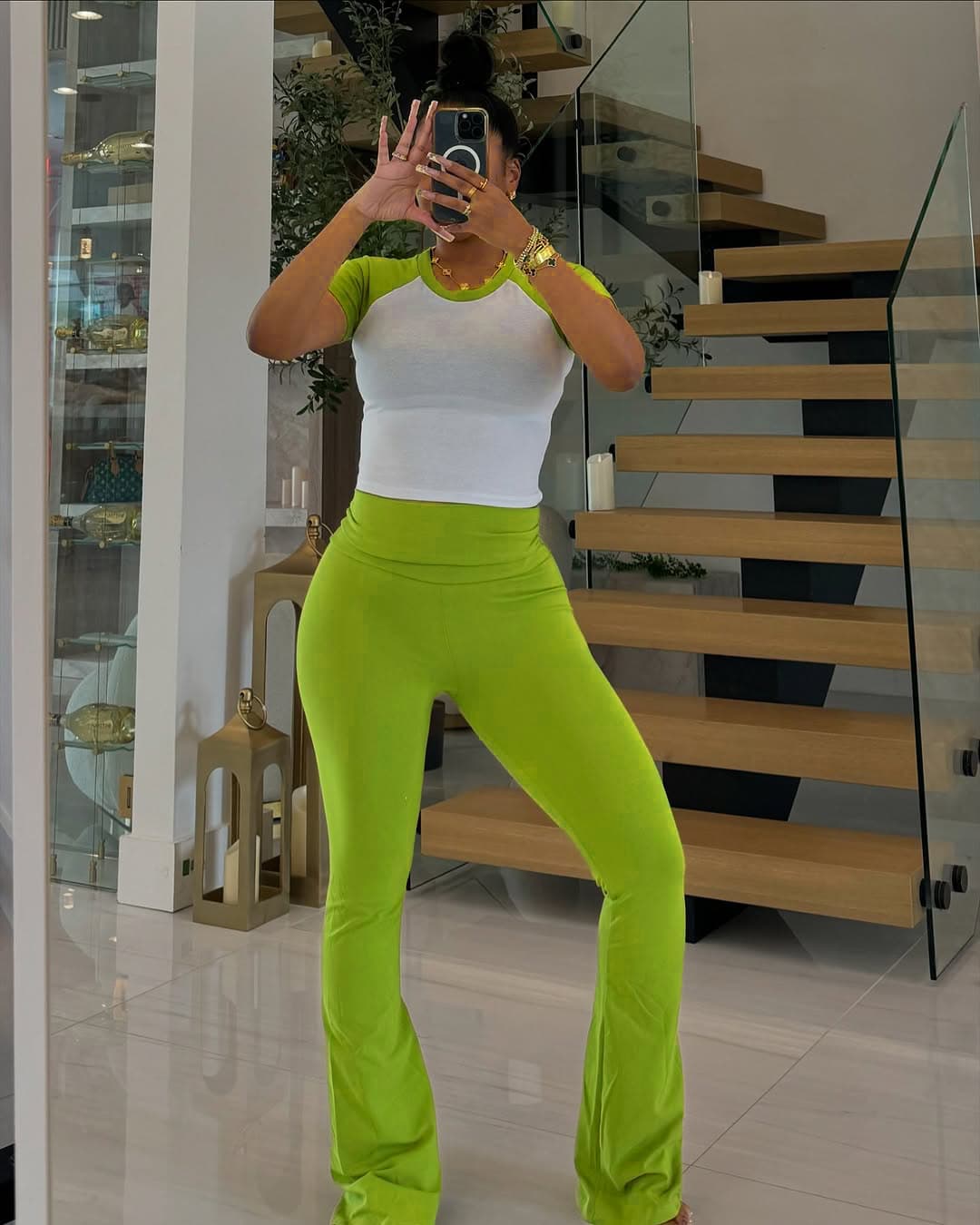 Casual Sports Yoga Pants Two-Piece Set 5