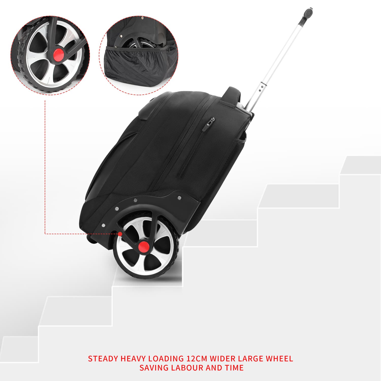 Large-capacity 18-inch Load-reducing Trolley Bag 2