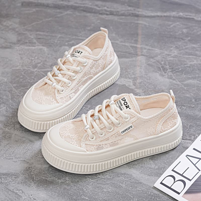 Platform Height-increasing Lace-up Casual Shoes For Students New Style Sneakers 5