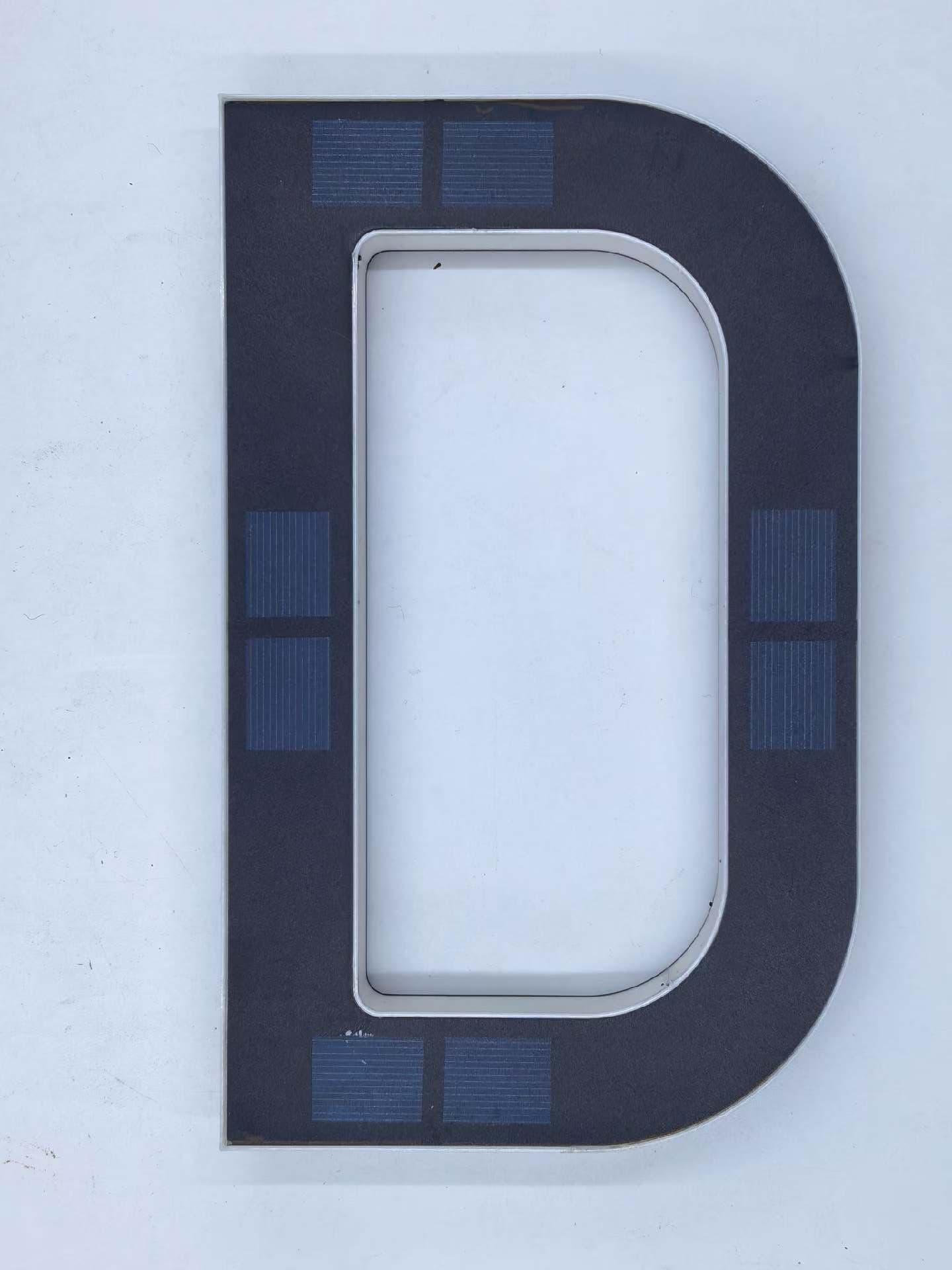Solar-Powered Digital Light ABC Door Number 5