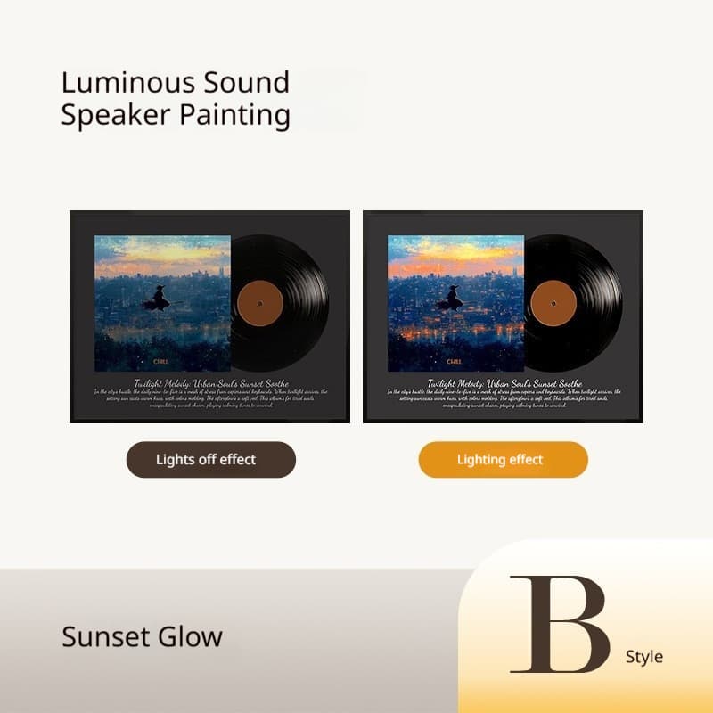 Home Wireless Light-up Picture Speaker 5