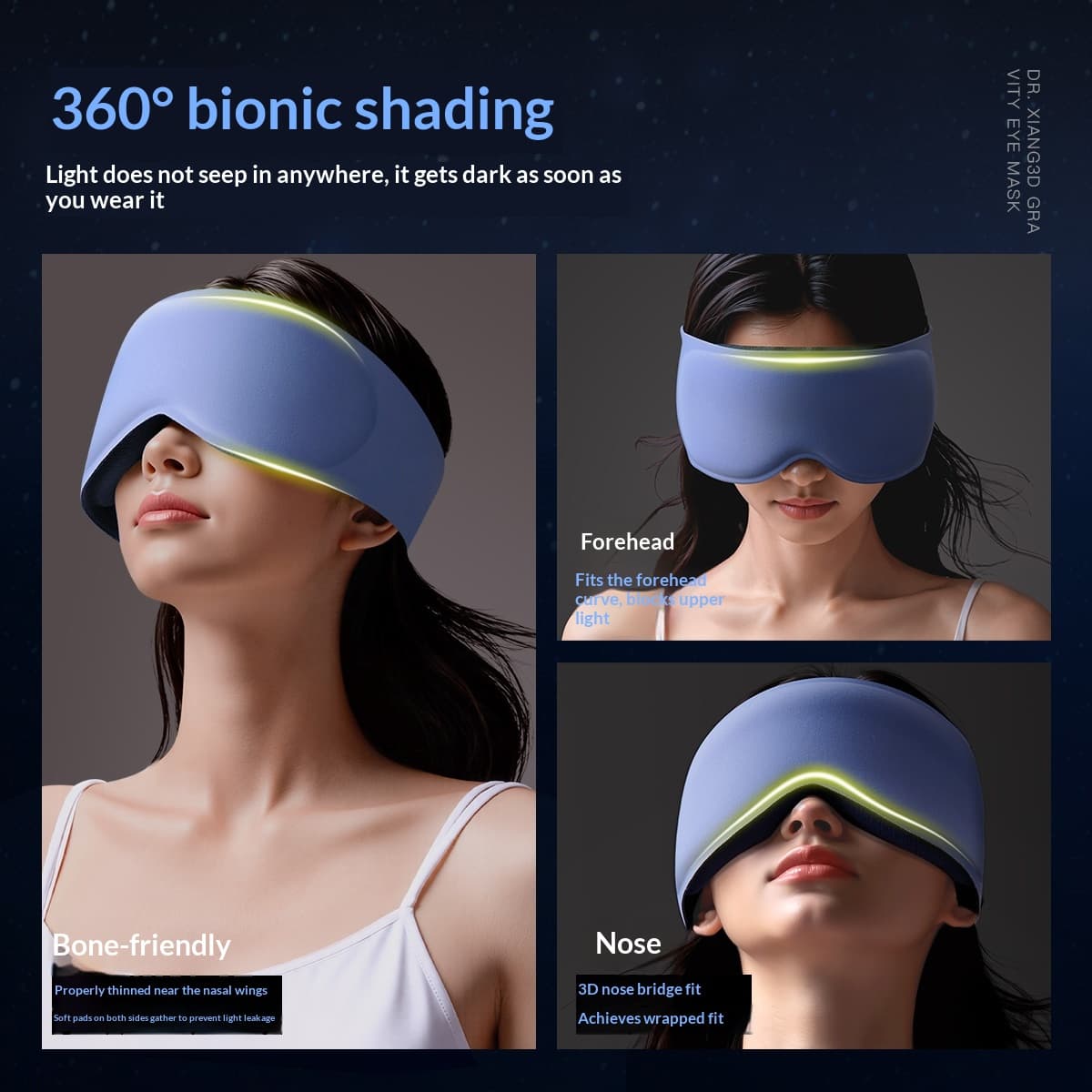 Gravity Eye Mask For Sleep And Light Blocking 3