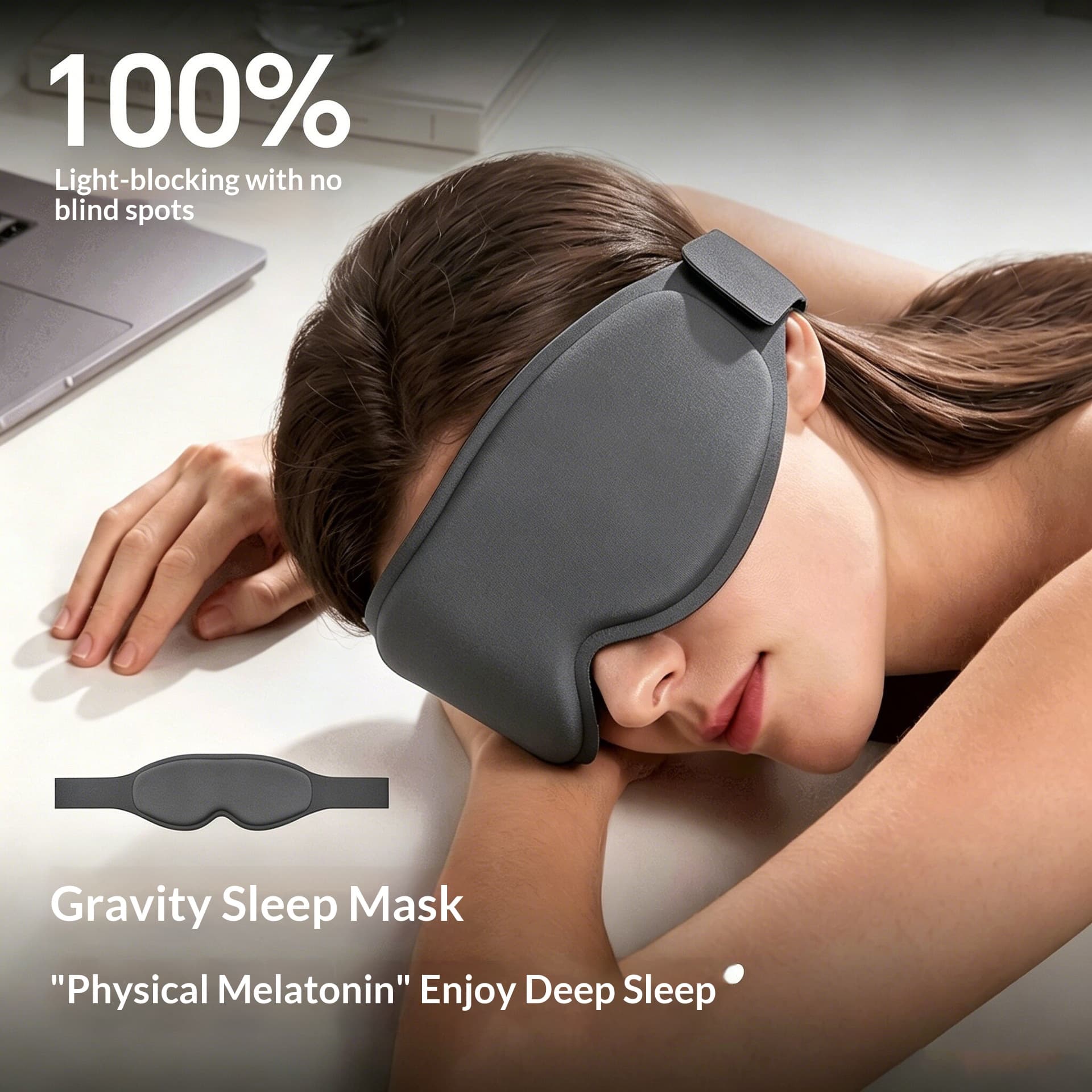 Fully Blackout Sleep Eye Mask For Men And Women 3