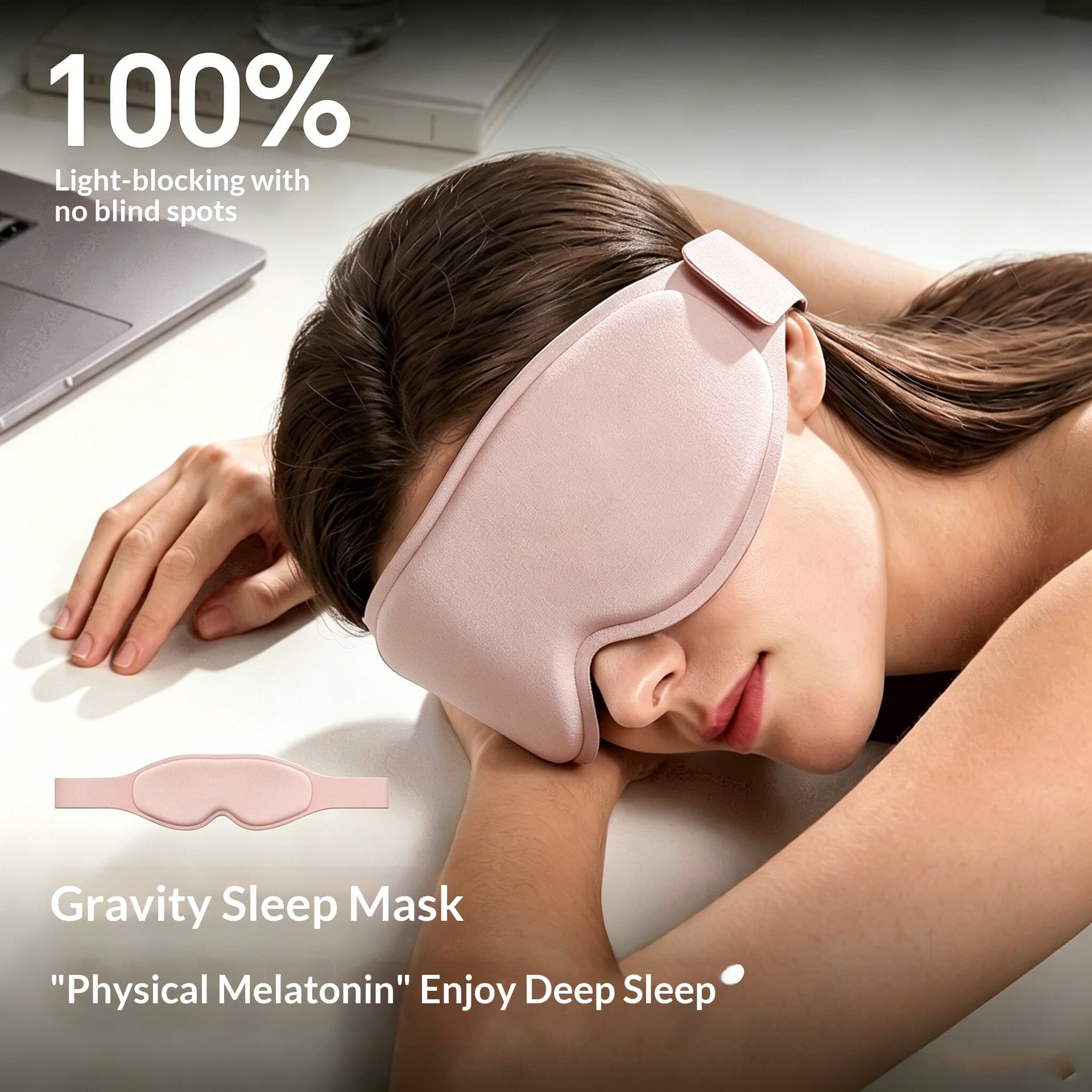 Fully Blackout Sleep Eye Mask For Men And Women