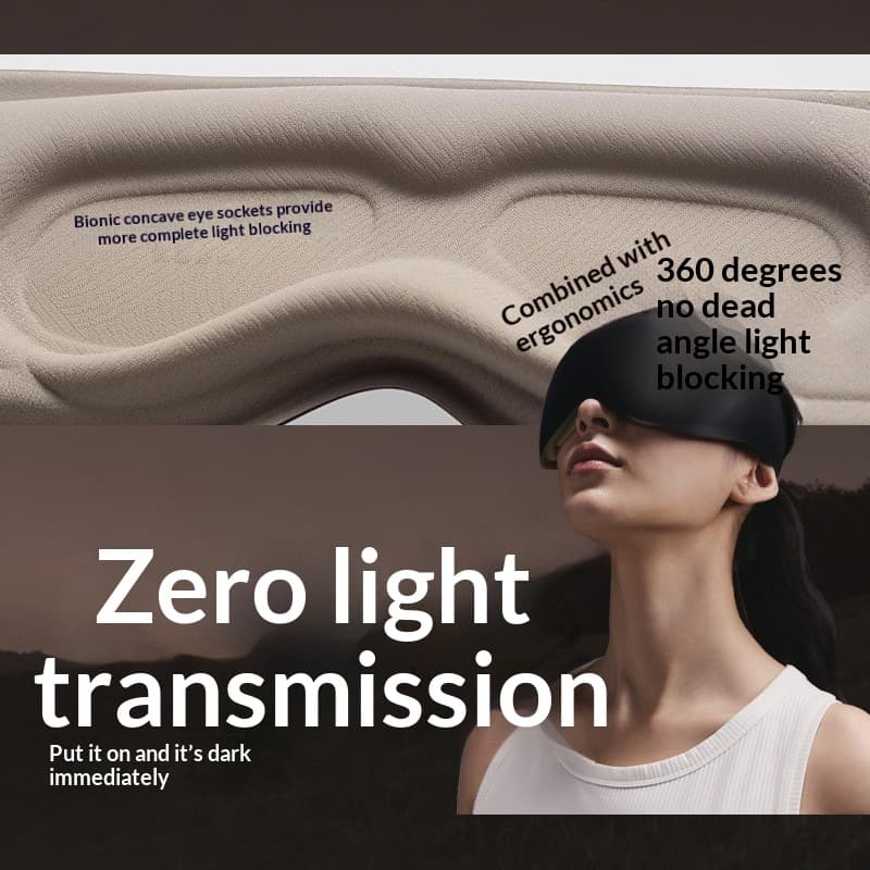 Fully Blackout Sleep Eye Mask For Men And Women 5