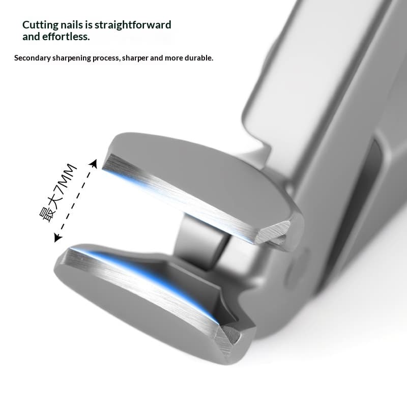 New Long-handled Curved-head Nail Clippers With A Locking Mechanism To Prevent Splashing 4