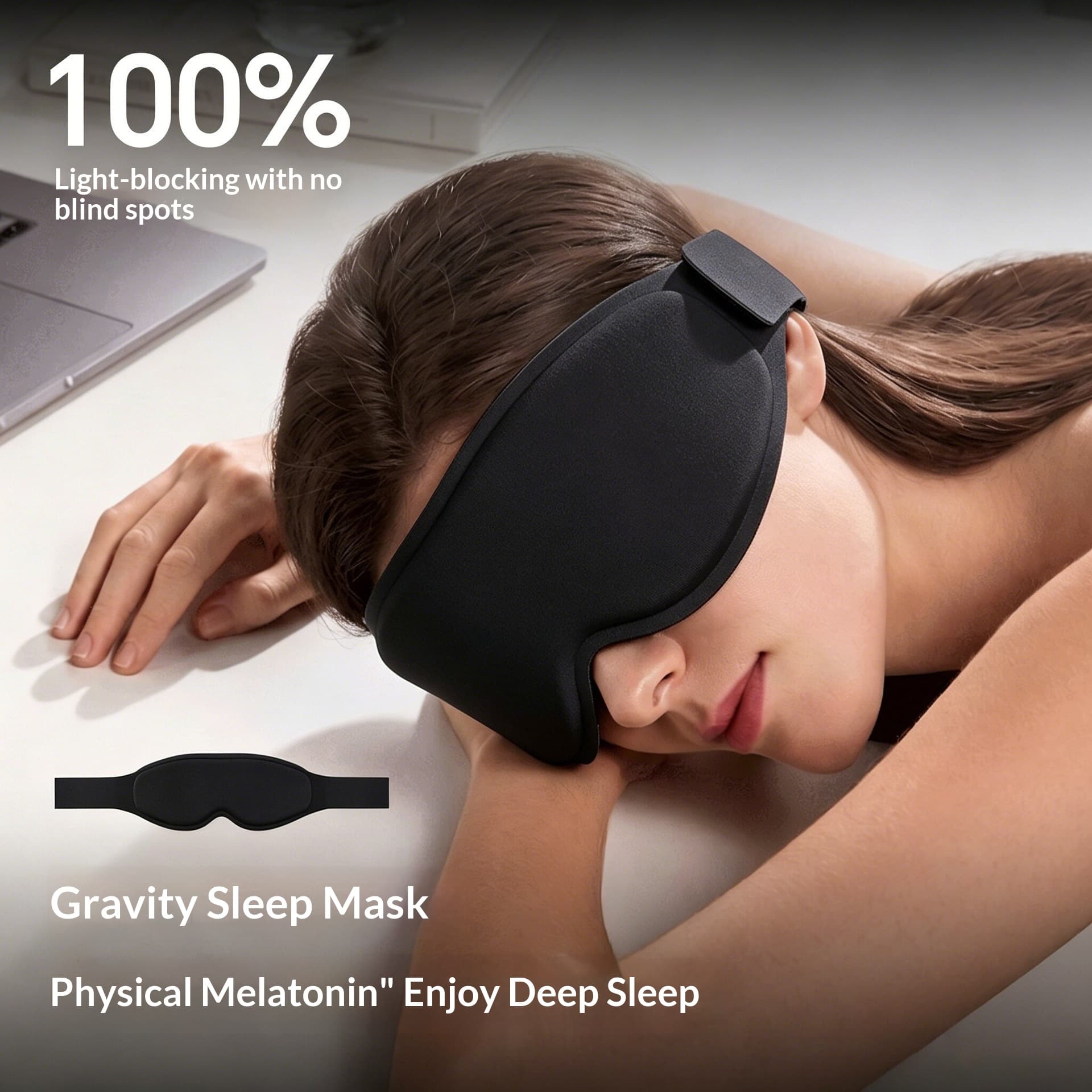 Fully Blackout Sleep Eye Mask For Men And Women 4